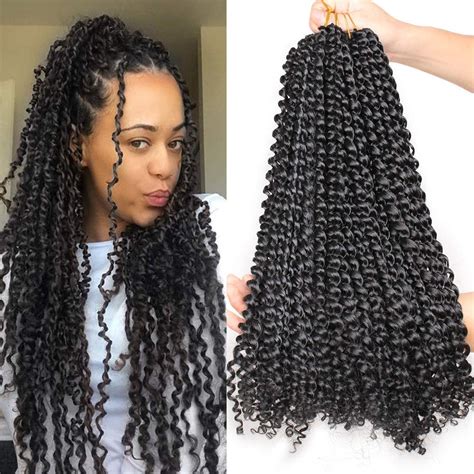 Leeven Pcs Passion Twist Braiding Hair For Butterfly Locs Natural