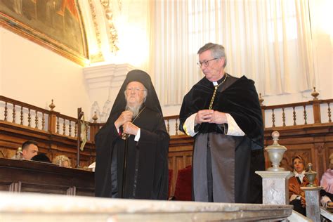 Bartolomé I Patriarca De La Iglesia Ortodoxa Aboga En Salamanca Por