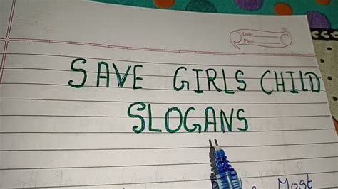 Save Girls Child Slogans Slogans On Save Girl Child In English Youtube