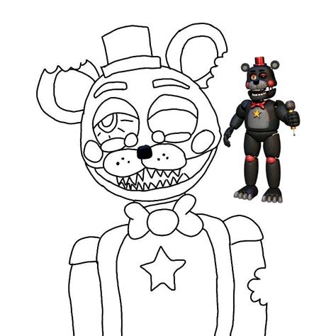 Lefty Fnaf 6 Free Coloring Pages Images And Photos Finder