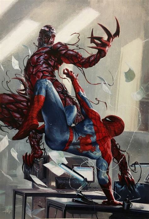 Carnage Vs Spider Man By Gabriele Dellotto Spectacular Spider Man