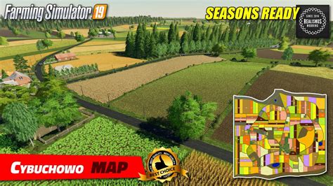 Fs19 New Map Cybuchowo Review Youtube