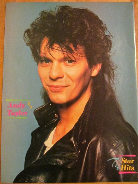 Andy Taylor Duran Duran Duran Duran Andy Taylor Full Page Vintage Pinup Duran Vintage