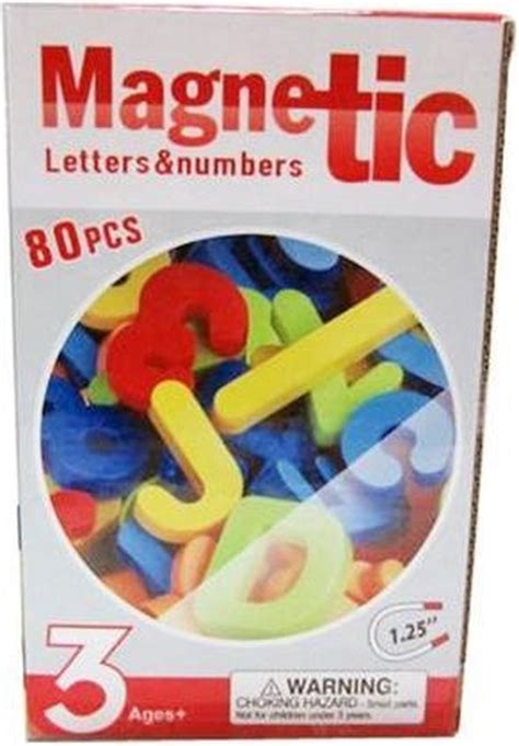 First Classroom Magnetic Lettersnummers 80 Delig
