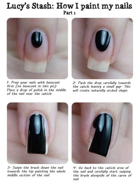 How I Paint My Nails Picture And Video Tutorial Includin My Cleanup