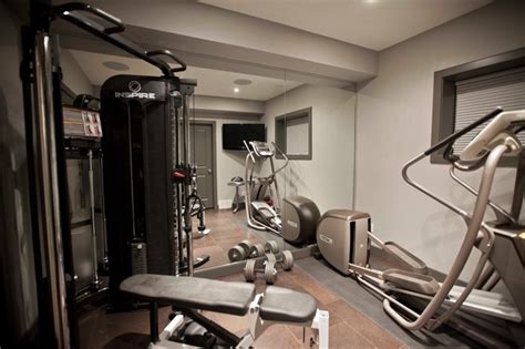 Bilick Basement Development Contemporary Home Gym Calgary By