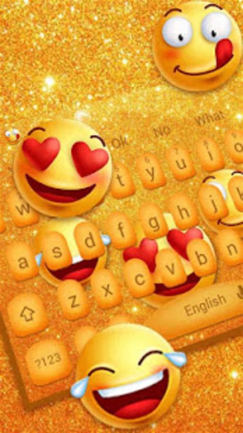 3d Beautiful Cute Glitter Smiley Face Keyboard Apk For Android Download