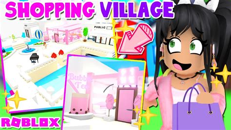 Glitch Build You Have To See 🛍️ Adopt Me Shopping Town Tour Roblox