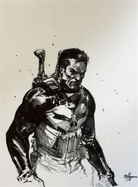 The Punisher By Gabriele Dellotto Superhéroes Heroe Cómic