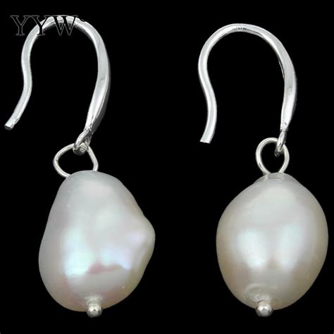 New Fashion Natural Real Freshwater Pearl Drop Dangle Earring