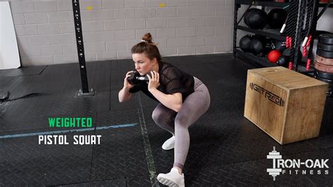 Weighted Pistol Squat Progression Youtube