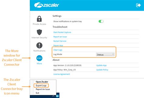 Configuring User Access To Logging Controls For Zscaler Client