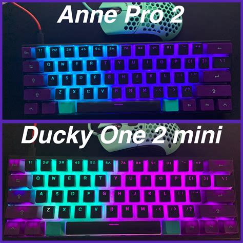 Sorta bothersome that they still don't support their own 65% keyboards. Anne Pro 2 vs Ducky one 2 mini initial thoughts ...