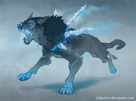 Ice Wolf Auction By Zakraart On Deviantart