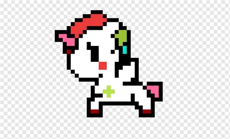 Pixel art unicornio dibujo minecraft unicornio texto rectángulo