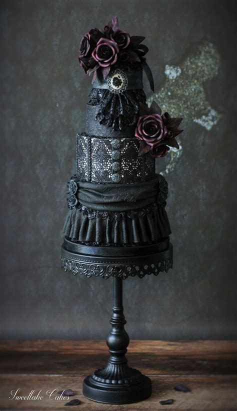 Outdoor anchor decor outdoor coastal decor. Black Gothic Wedding Cake - CakeCentral.com