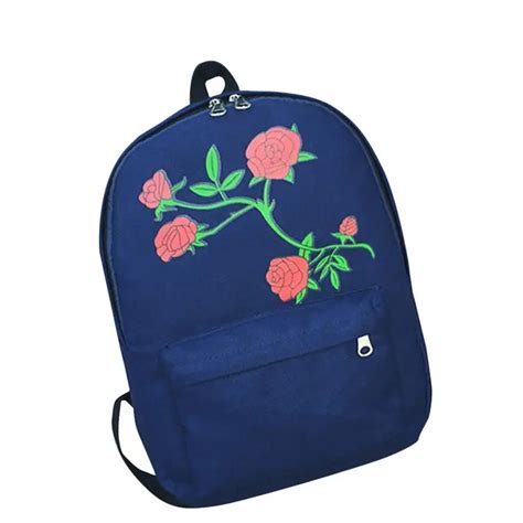Buy Female Backpack Rose Flowers Preppy Style Girls