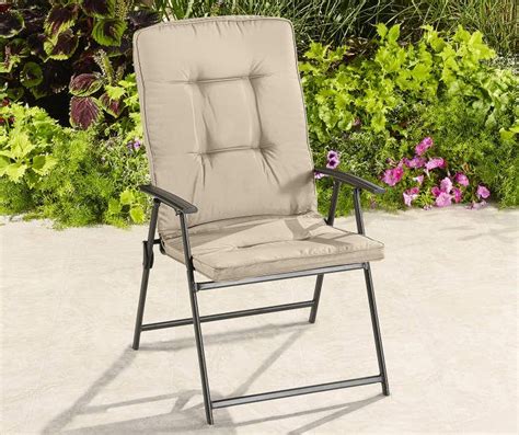 Wilson And Fisher Tan Oversize Padded Outdoor Folding Chair Big Lots