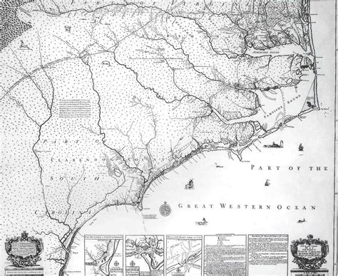 A New And Correct Map Of The Province Of North Carolina The Discovery