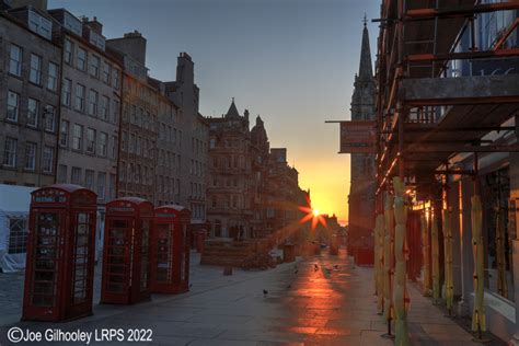 Royal Mile Edinburgh Sunrise Joe Gilhooley Lrps