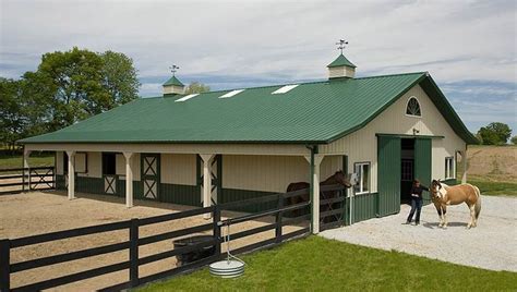 Image Result For Pole Barn Color Combinations Horse Barn Designs