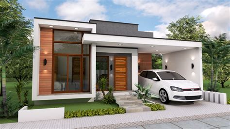 Modern House Style 3 Bedrooms And 1 Garage Cool House Concepts
