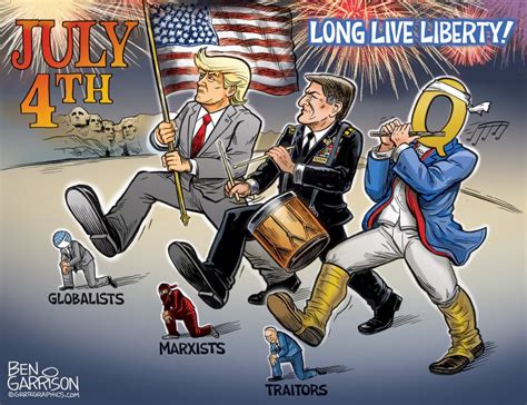 Long Live Liberty Independence Day Limited Edition Print Grrrgraphics