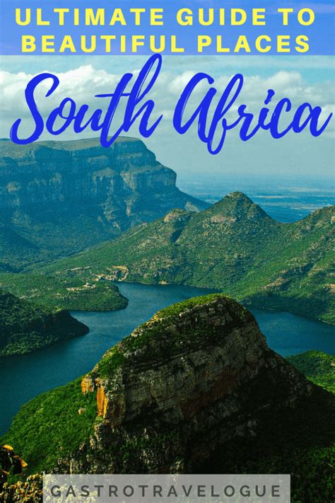 The Ultimate Guide To South Africa 10 Regions Gastrotravelogue