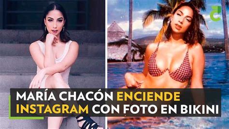 María Chacón enciende Instagram con foto en bikini