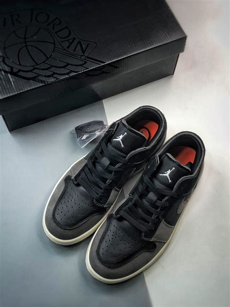 Air Jordan 1 Low “inside Out” Black Grey Dn1635 001 For Sale Sneaker