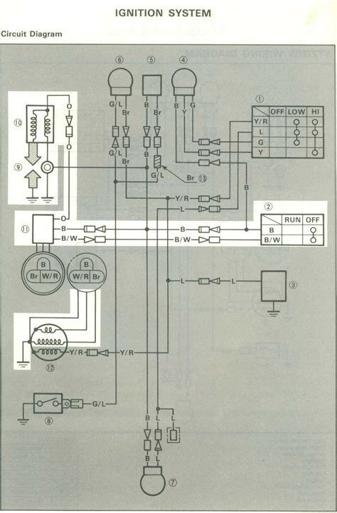 This post is called chinese 4 wheeler wiring diagram. 3 WHeeLeR WoRLD - Tech Help - Yamaha Wiring Diagrams