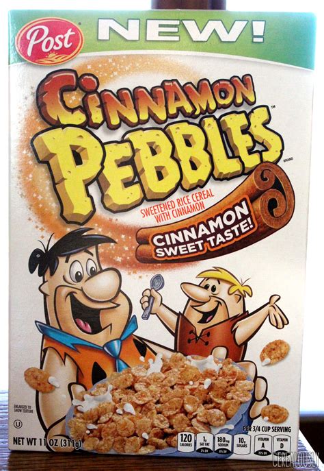 Review Cinnamon Pebbles Cereal From Post Cerealously