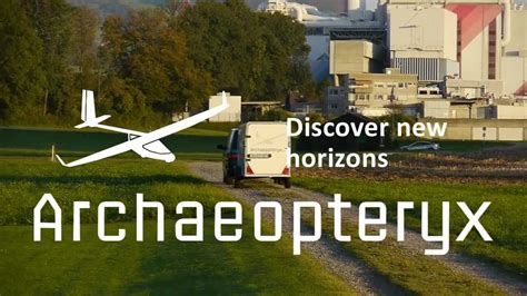 Archaeopteryx Glider Demo Youtube