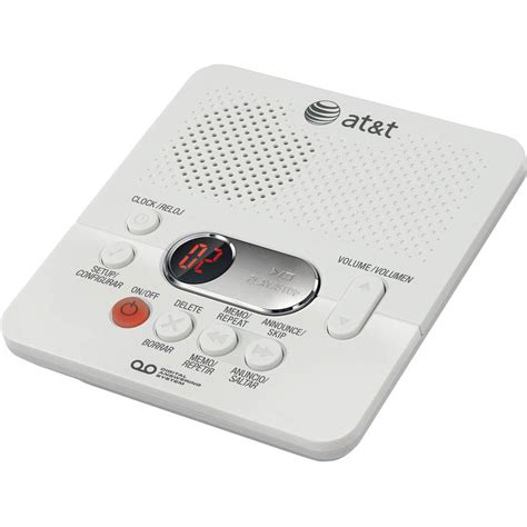 Maxiaids Atandt 1740 Digital Answering Machine System White