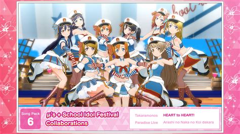 Love Live Song Pack 6 μs School Idol Festival Collaborations