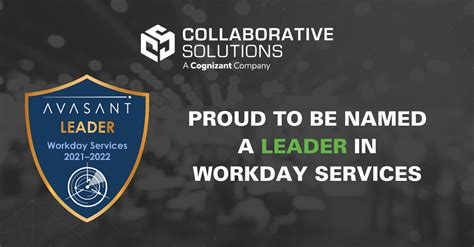 Collaborative Solutions Recognized As A Leader In Avasants Workday Hcm