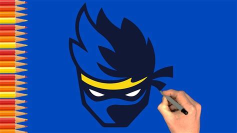 Ninja Logo Drawing Team Ninja Learn Drawing Ninja Logo Mrr Color
