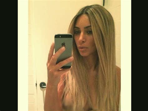 Kim Kardashian Posts A Blonde Nude Selfie Pic Boldsky Com