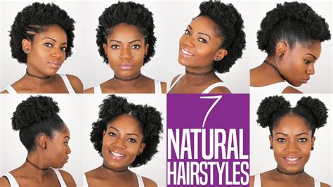 7 Natural Hairstyles For Short To Medium Length 4bc Natural Hair