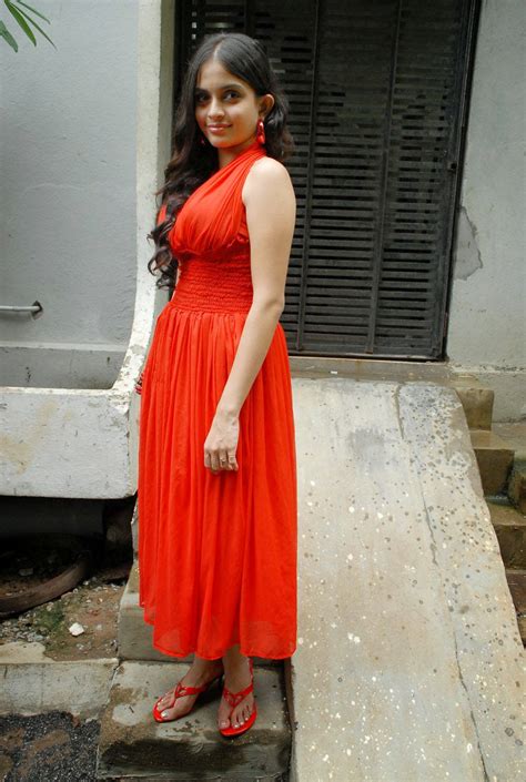 Sheena Shahabadi Stills In Red Dress Indian Girls Villa Celebs