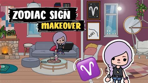 Zodiac Sign Decides House Makeover Toca Life Youtube