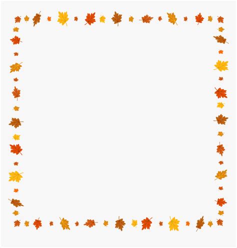 Fall Page Borders Free Hd Png Download Transparent Png Image Pngitem