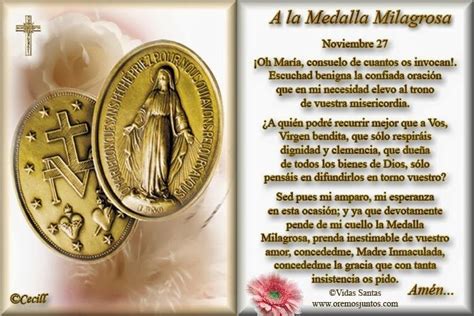 Virgen De La Medalla Milagrosa Oraciones Milagroso