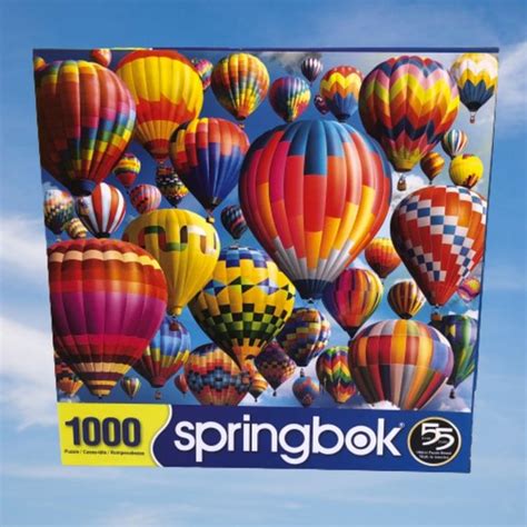 Springbok Games Jigsaw Puzzle Springbok Hot Air Balloon Fest 00