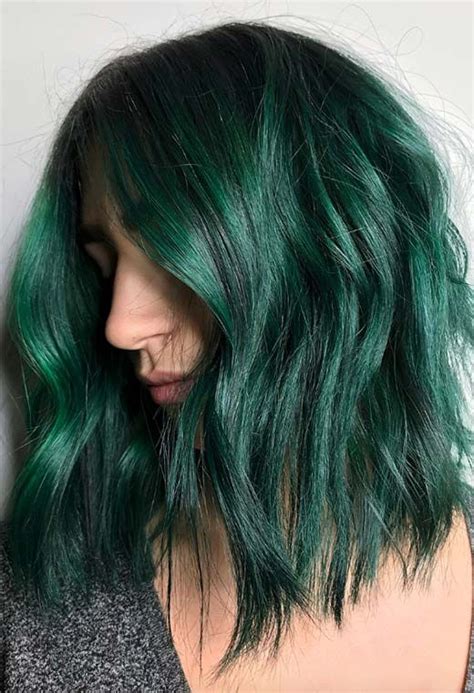 63 Offbeat Green Hair Color Ideas In 2020 Green Hair Dye Kits To Try