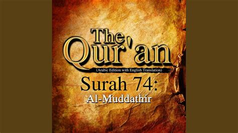 The Quran Arabic Edition With English Translation Surah 74 Al