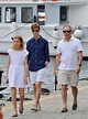 The Queen's nephew Viscount Linley enjoys a holiday in Portofino ...
