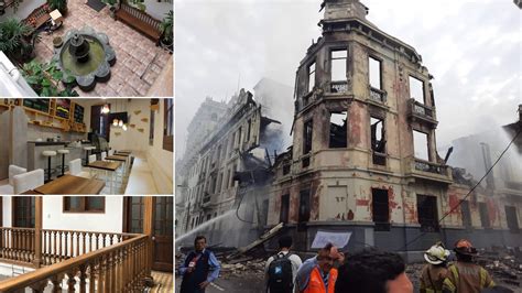 El Antes Y Después De La Casa Marcionelli Edificio Incendiado Durante La ‘toma De Lima’ Infobae