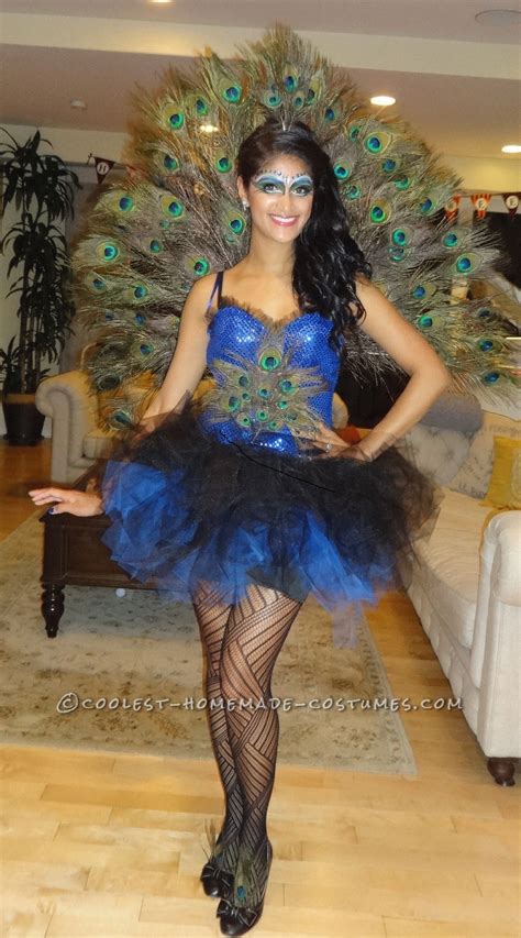 Beautiful Diy Womans Peacock Costume Peacock Costume Diy Diy