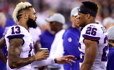 Odell Beckham Jr Saquon Barkley Have Big Plans Together For The Nfl Offseason